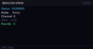 Beacon Spam running